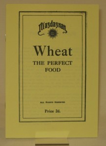 Wheat the perfect food 19xx