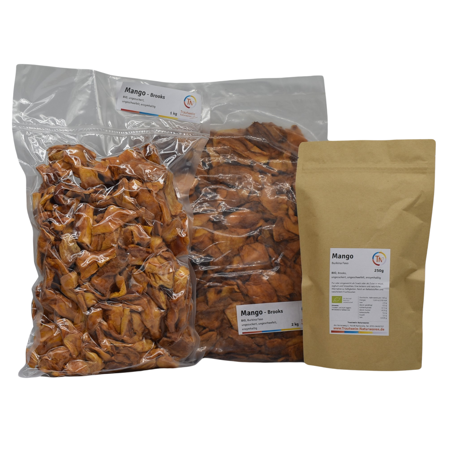 Mango BIO "Brooks", 250 g, getrocknet