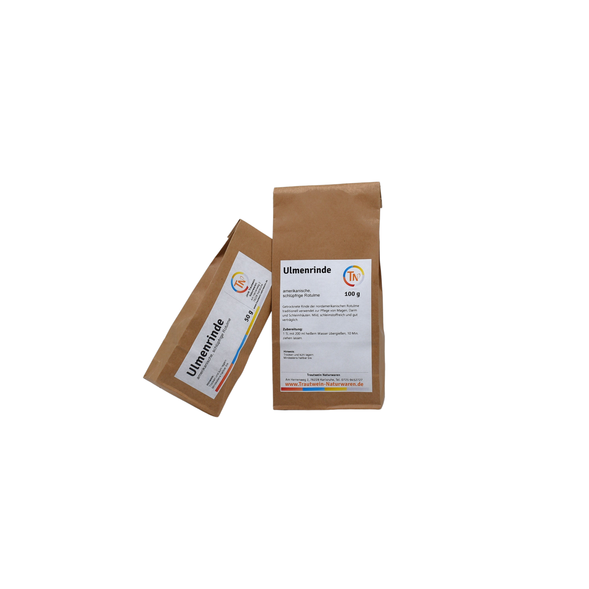 Ulmenrinde, schlüpfrige 50 g, geschnitten