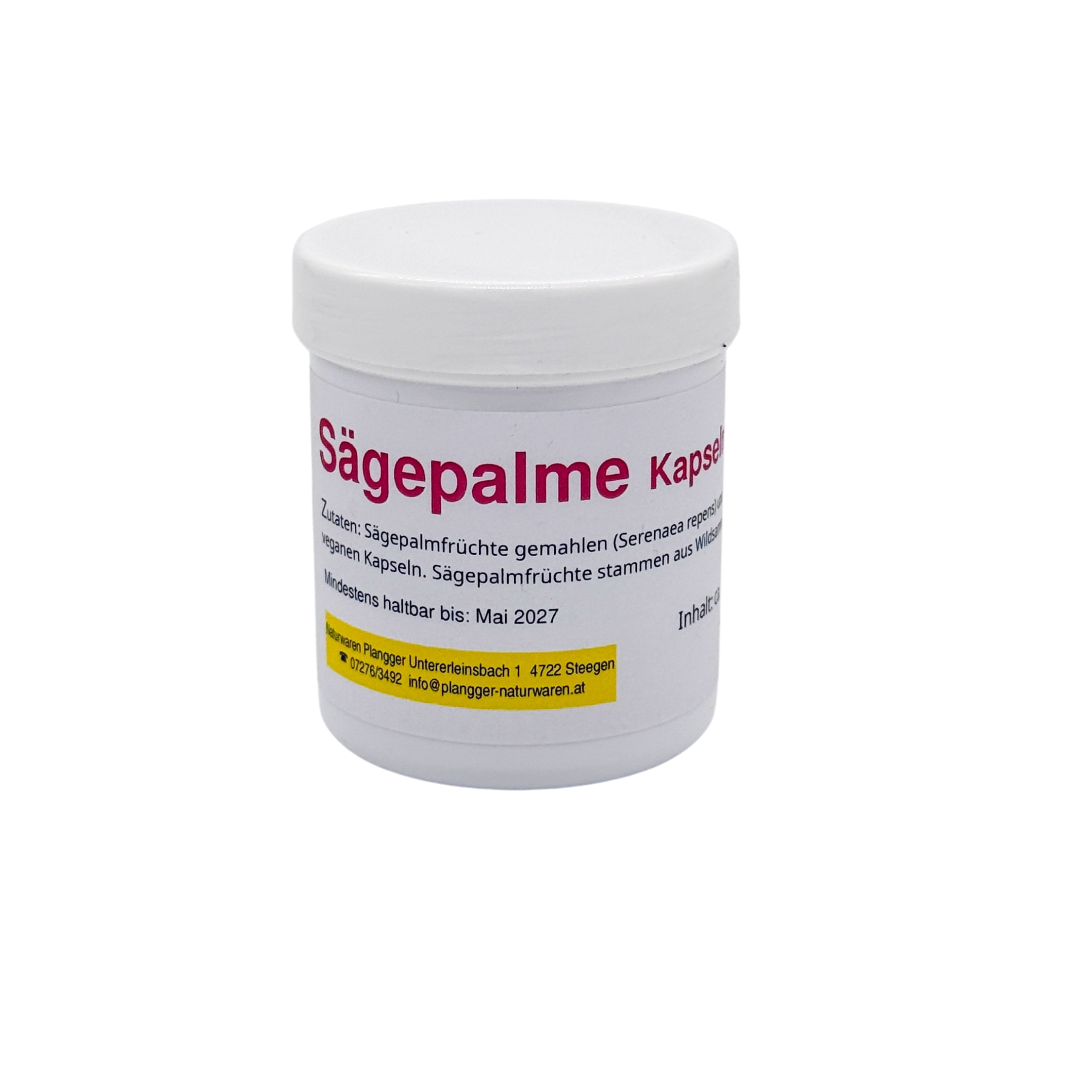 Sägepalme Kapseln 100 St. vegan, aus Wildsammlung / USA