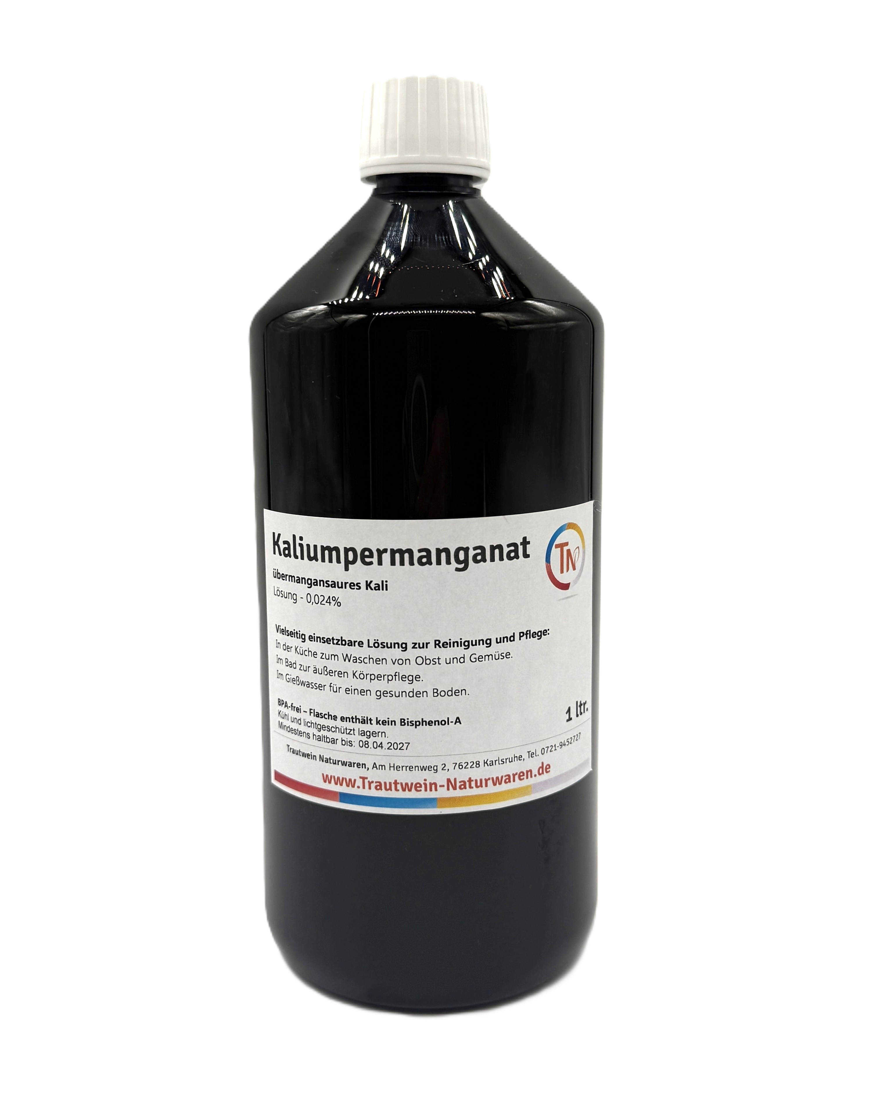 Kali-/Kaliumpermanganat-Lösung, 1L, 0,024%
