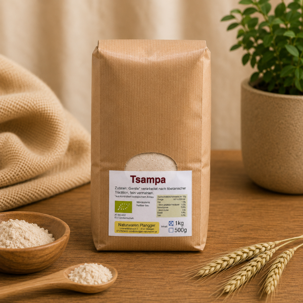 Tsampa BIO, 1 kg, Gerstenmehl, nach tibet. Tradition