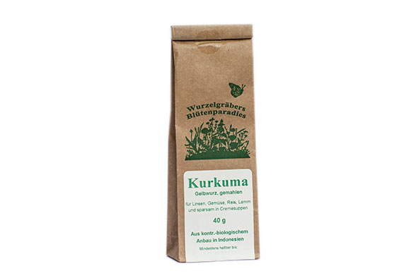 Kurkuma (Gelbwurz) BIO, 60 g, gemahlen, Wurzel