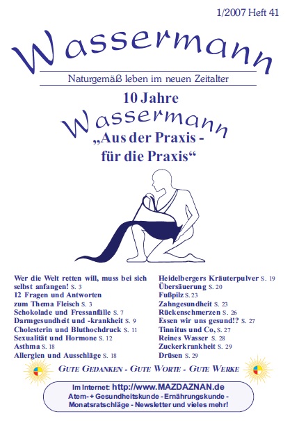Wassermann Nr.41, 10 Jahre Wassermann