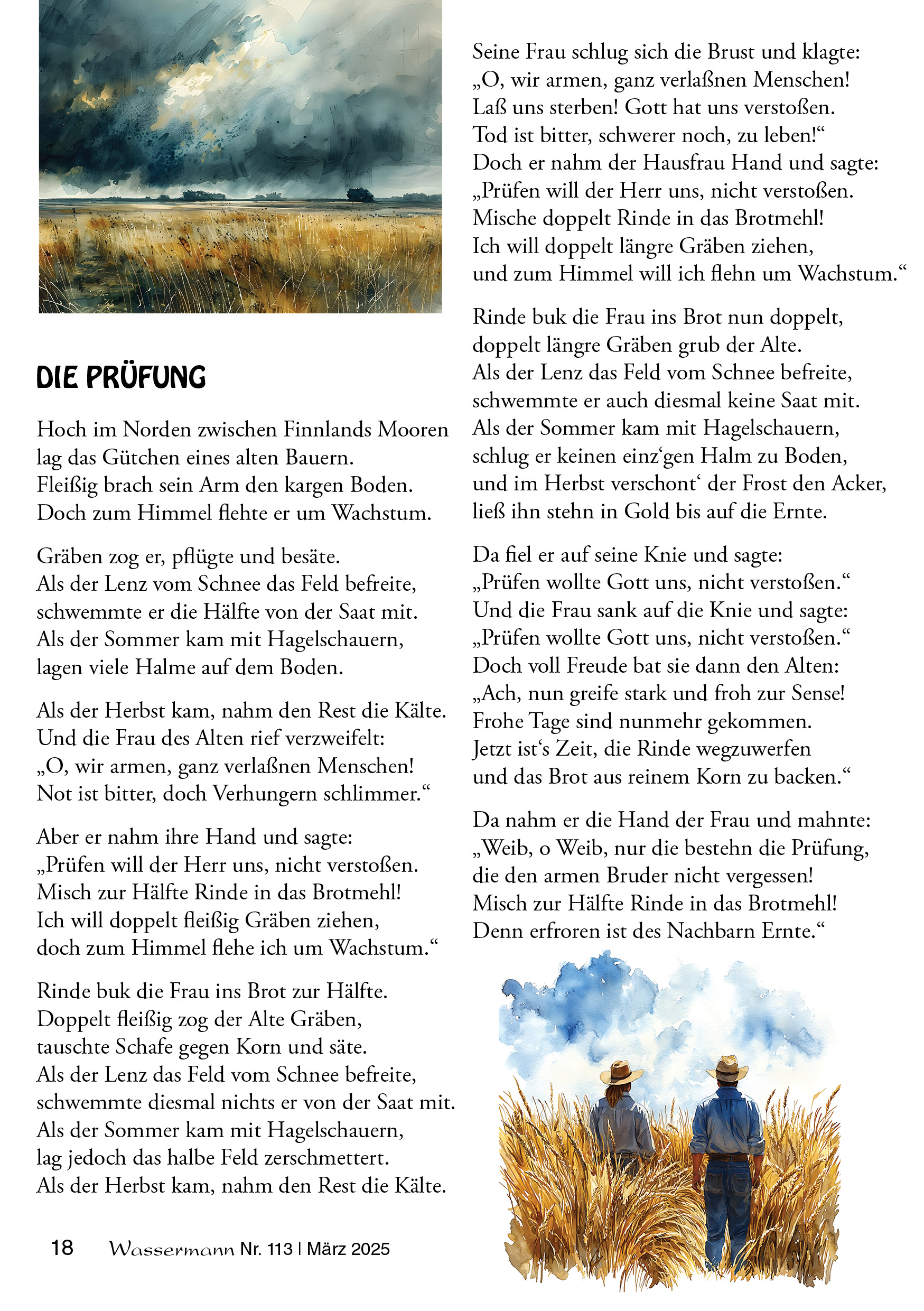 Wassermann Nr. 113:  Destilliertes Wasser, Mineralien, Blasenkrebs, Methylenblau, Klima-Fakten(5), Lebenskunde