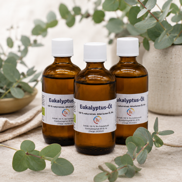 Eukalyptusöl, 3-SET, 100 ml, 100 % rein, Bio