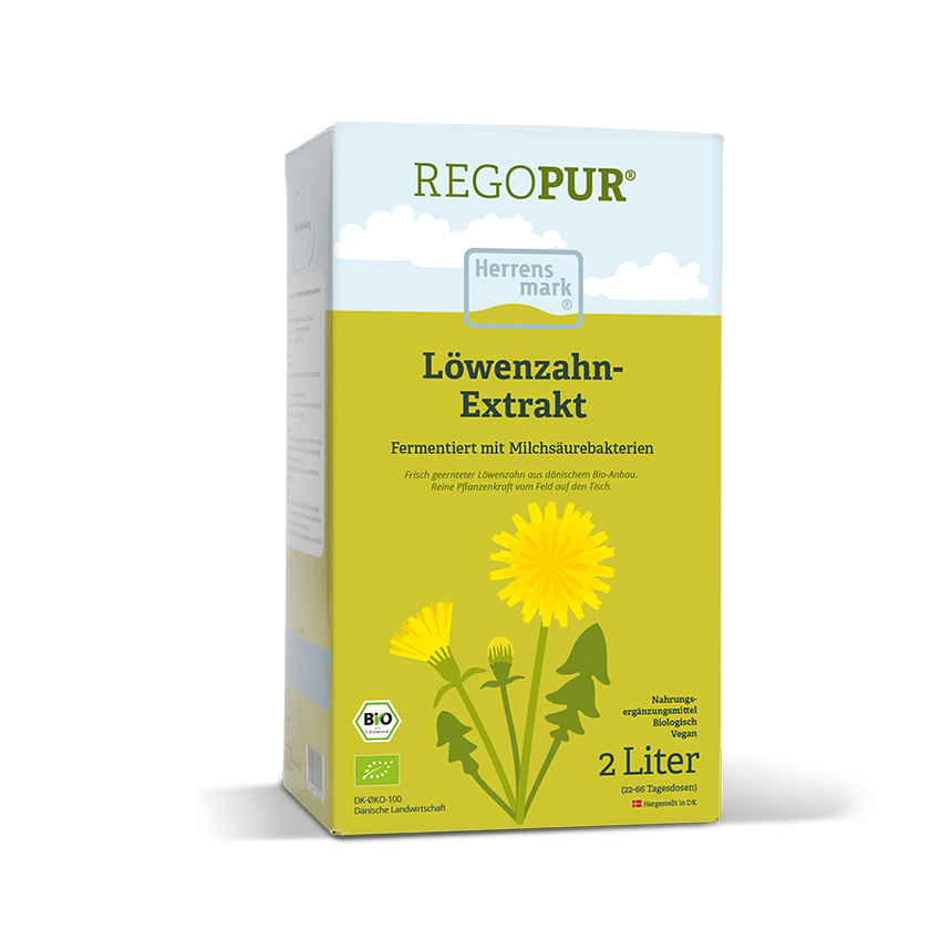 REGOPUR Herrens Mark, 2 L, Löwenzahn-Extrakt BIO