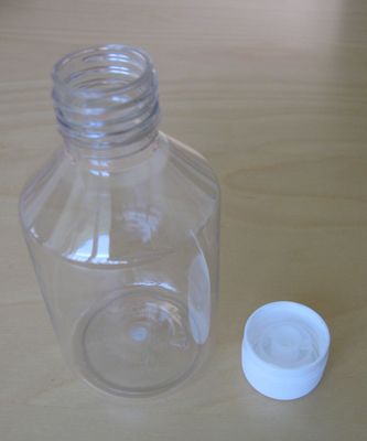Flasche PET, 500 ml, braun, mit Verschluss