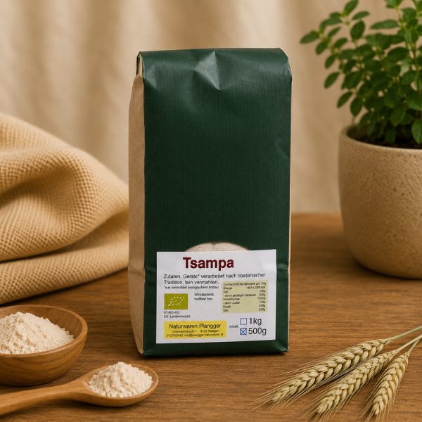 Tsampa BIO, 500 g, Gerstenmehl, nach tibet. Tradition