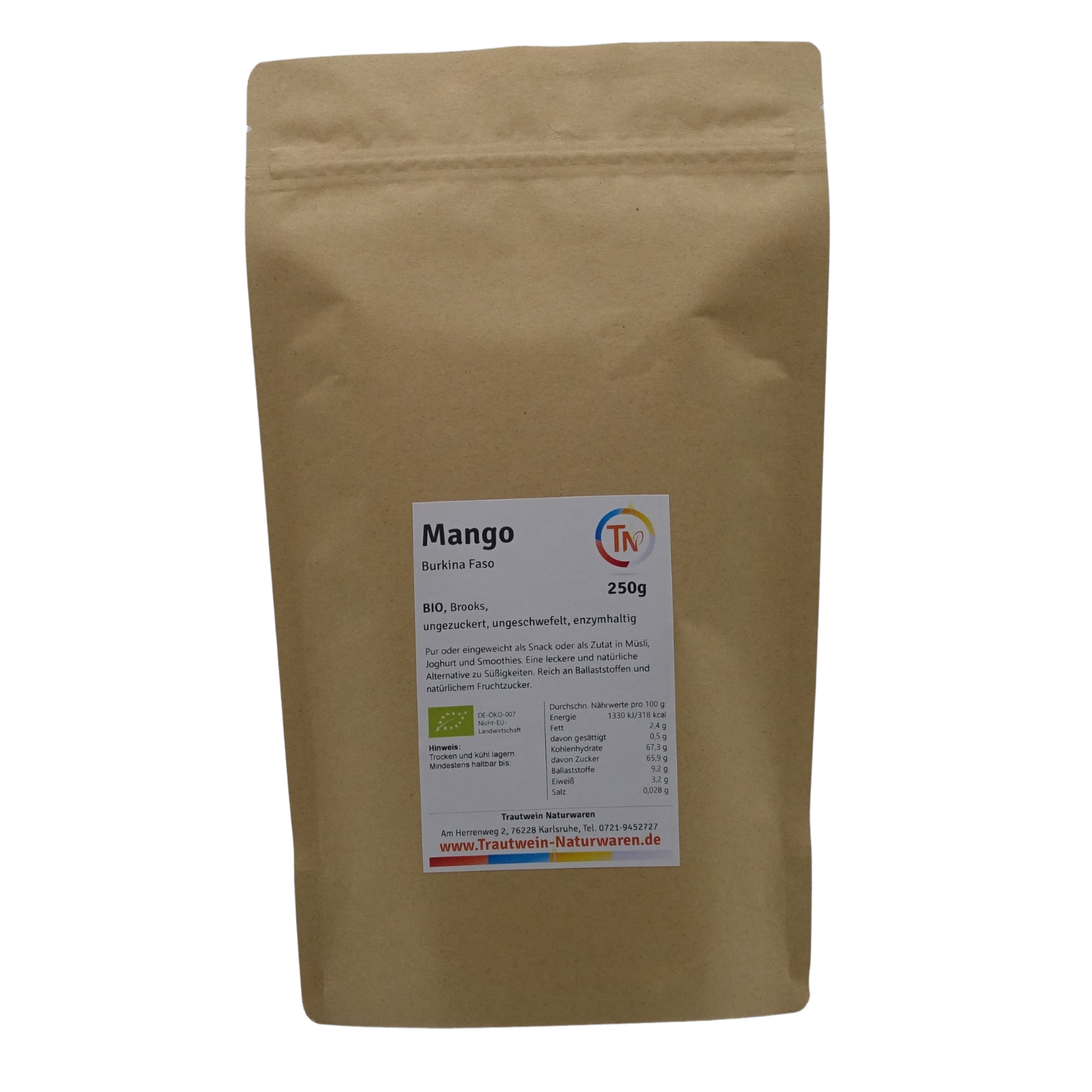 Mango BIO "Brooks", 250 g, getrocknet