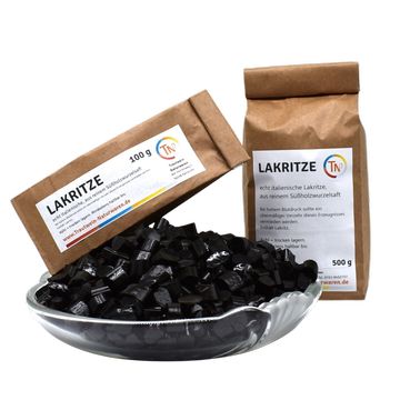 Lakritze, aus reinem Süßholzsaft