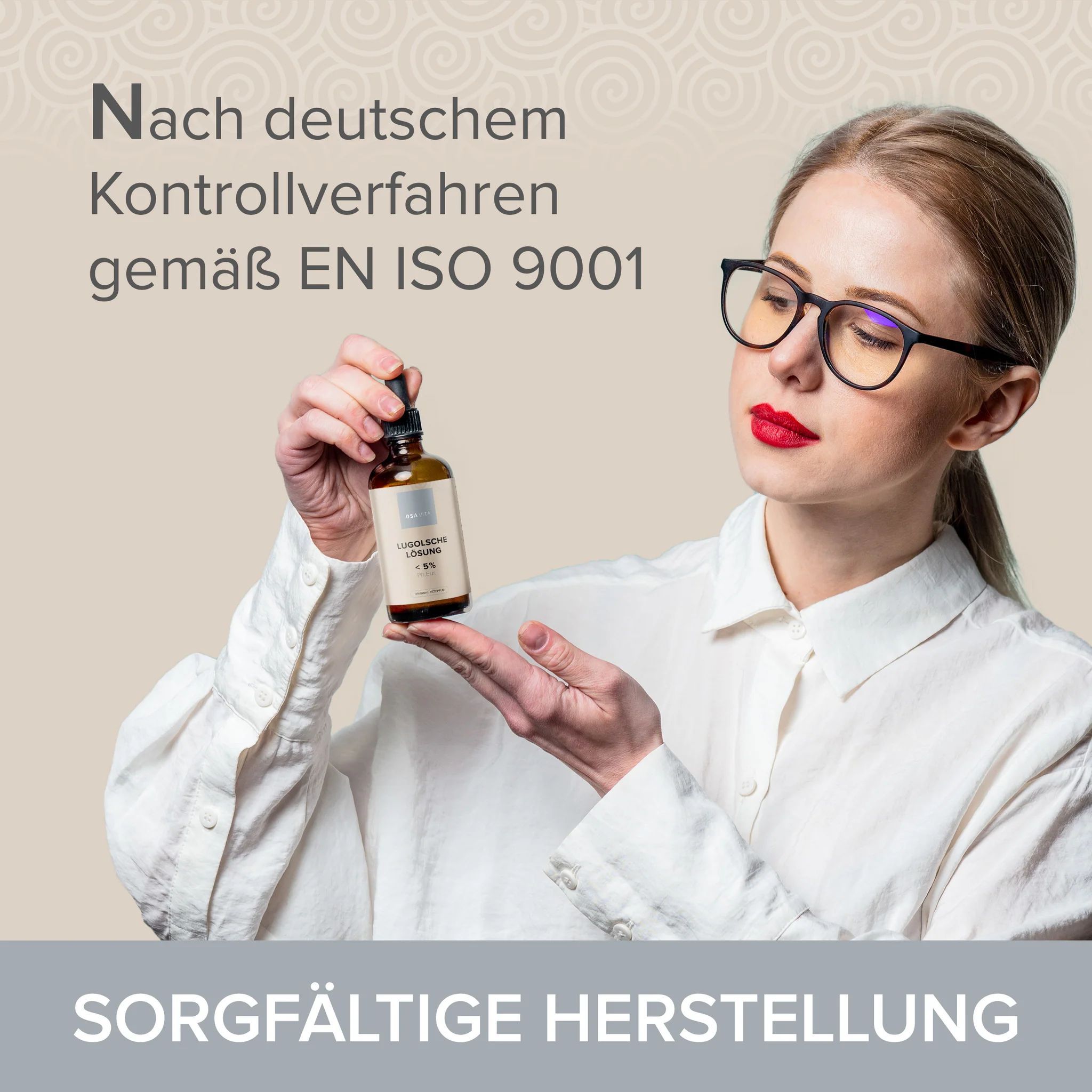 Lugolsche Lösung 5%, 100 ml, mit Glaspipette