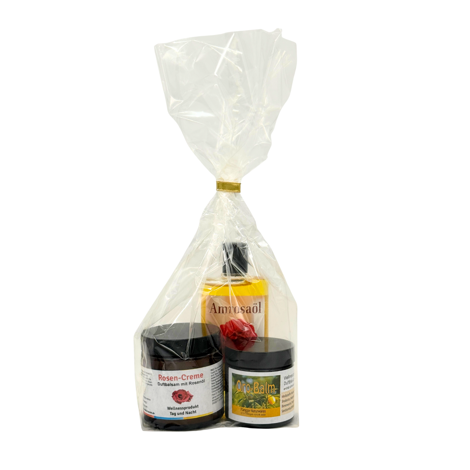 Beauty-Set AMROSA, Rosenpflege, Oro-Balm