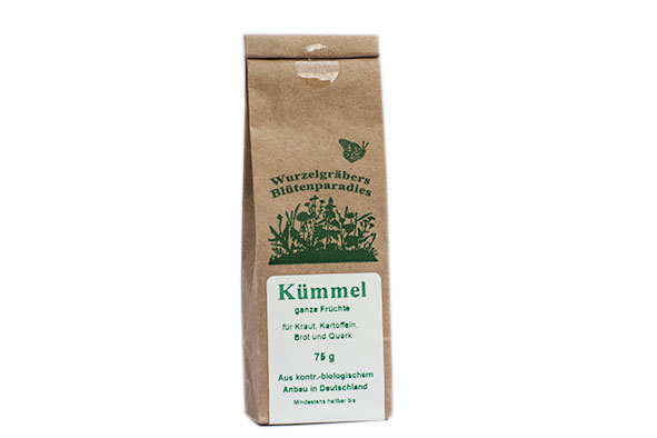 Kümmel BIO, 75 g, ganz, Samen