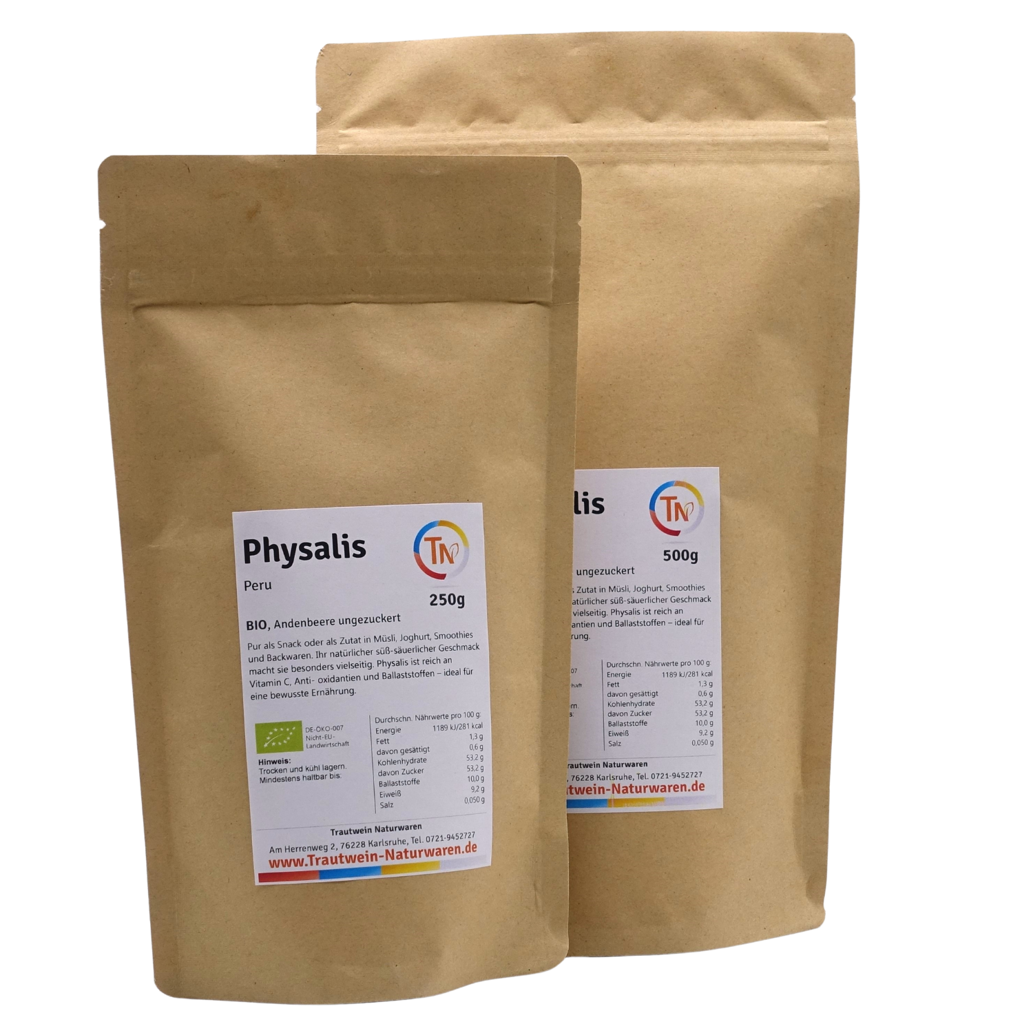Physalis BIO, 250 g, getrocknet