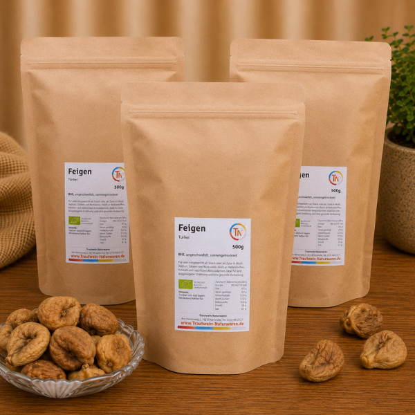 Feigen BIO, 3-SET, 500 g, getrocknet