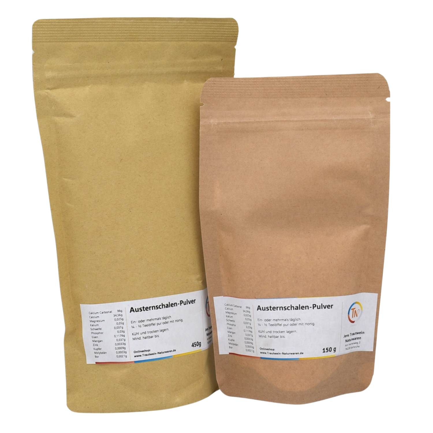 Austernschalenpulver, 450 g