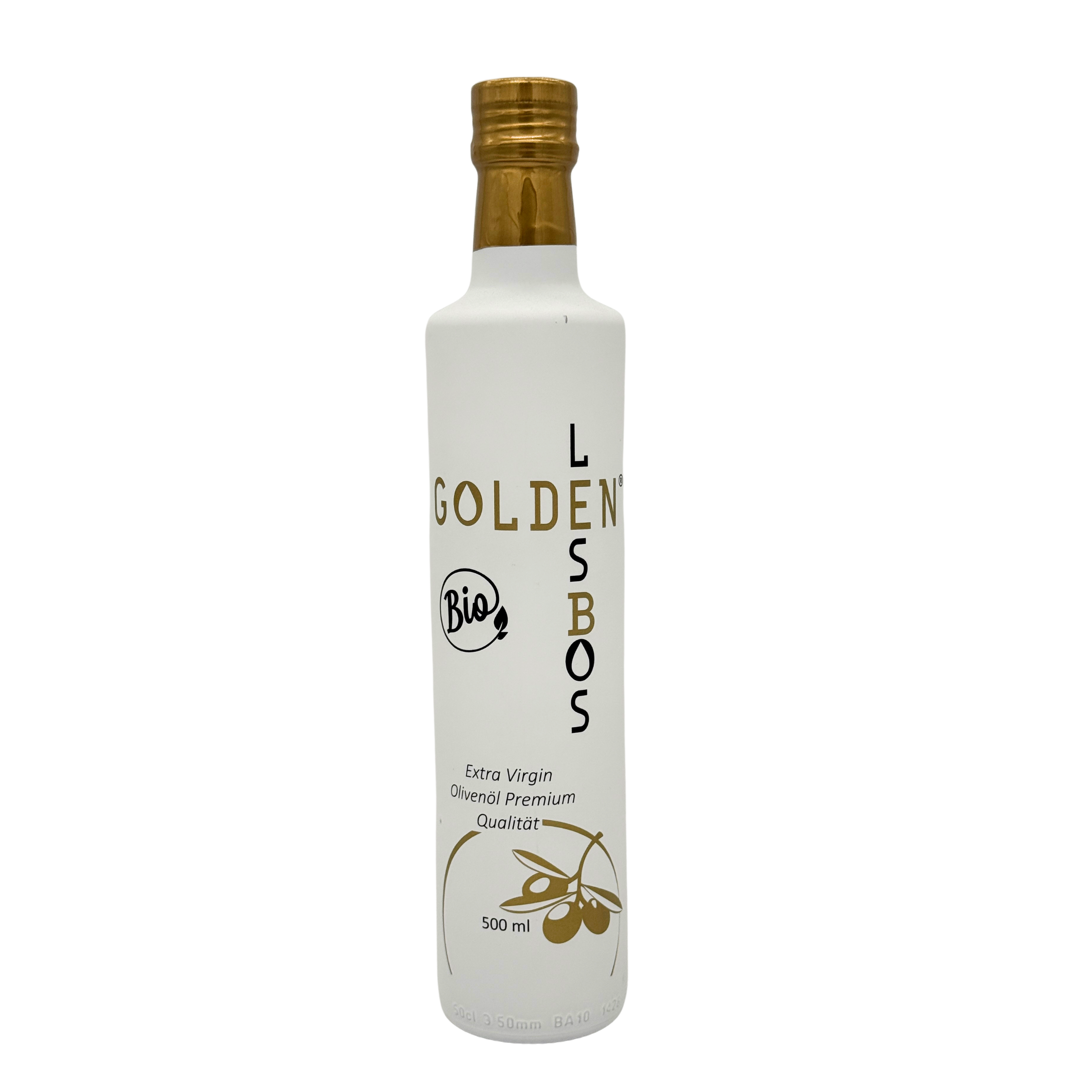 Olivenöl 0,5 Liter, Golden Lesbos, bio (alt)
