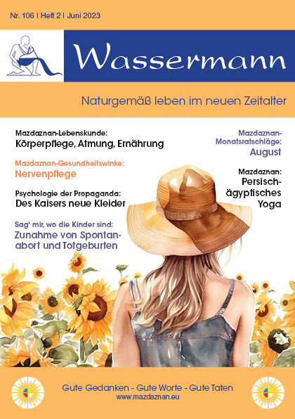 Wassermann Nr. 106: Kaisers neue Kleide, Nervenpflege, Persisch-Ägyptisches Yoga, Mazdaznan-Lebenskunde, Monatsratschläge August etc.