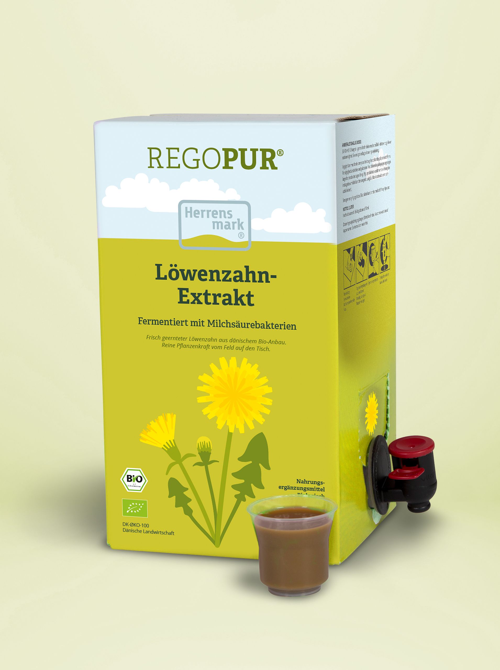 REGOPUR Herrens Mark, 1 L, Löwenzahn-Extrakt BIO