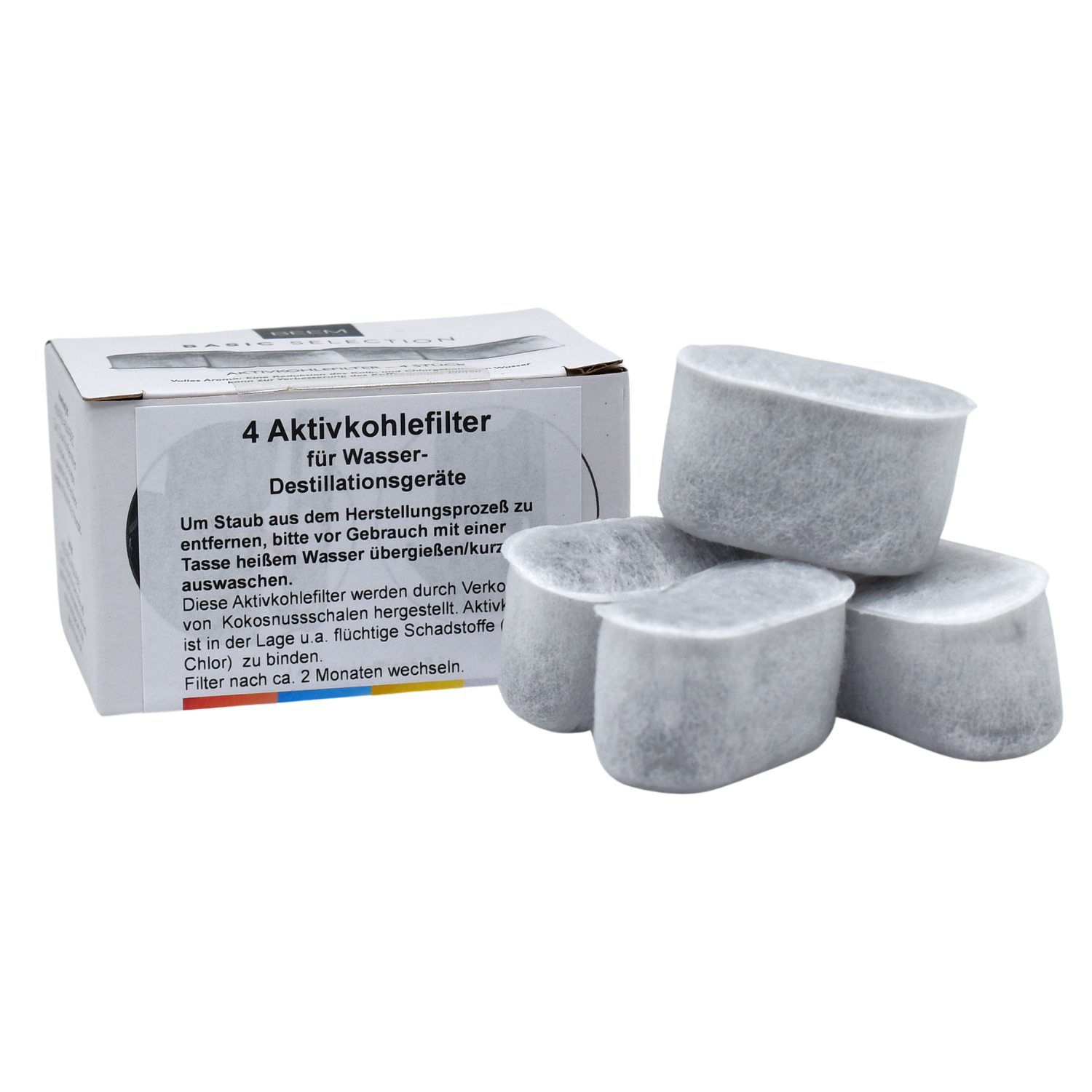 Filter, 4er Pack für Wasserdestiller