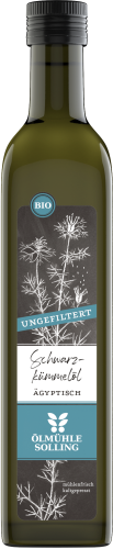 Schwarzkümmelöl, 500 ml, Bio, ungefiltert