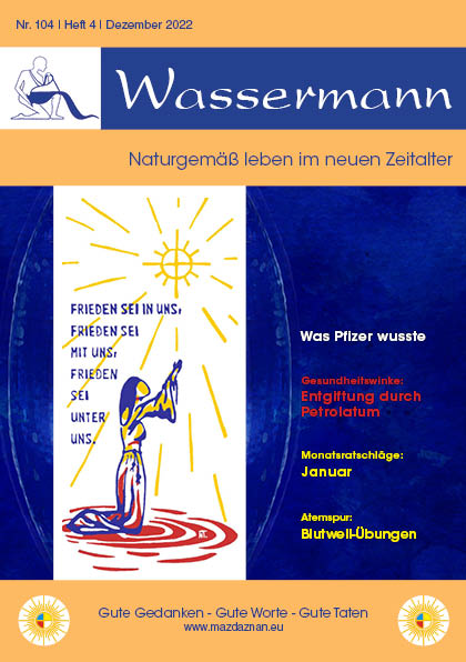 Wassermann Nr. 104: Was Pfizer wußte, Entgiftung durch Petrolatum, Monatsratschläge Januarr, Atemspur: Die Blutwell-Übung