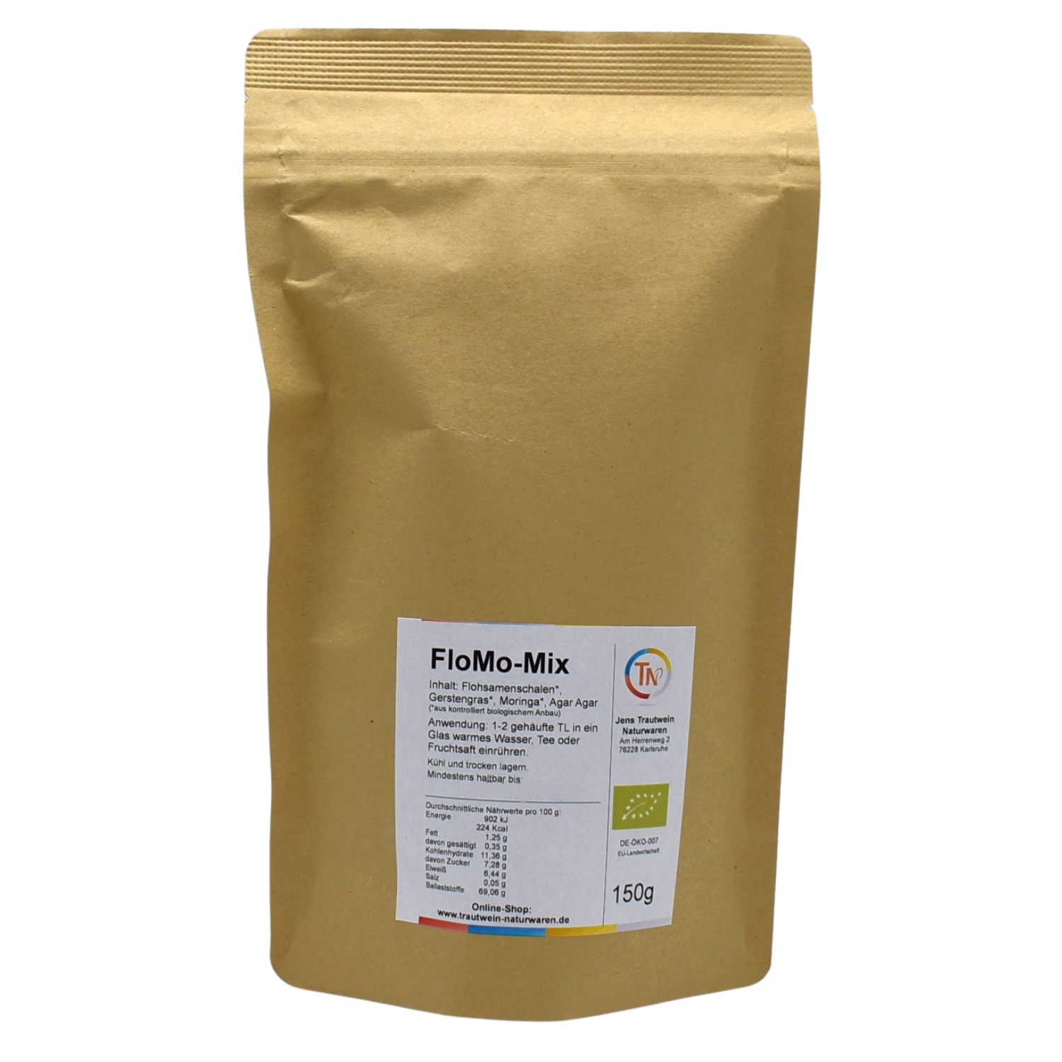 FloMo-Mix, 150g, bio, Darmpflegepulver