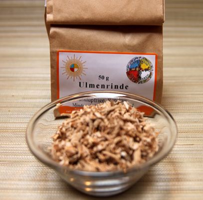 Ulmenrinde, schlüpfrige 50 g, geschnitten