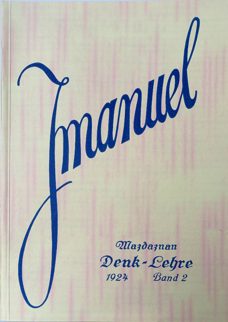 MAZDAZNAN - Imanuel 1924 Bd. 2, Meistervortr., antiquarisch