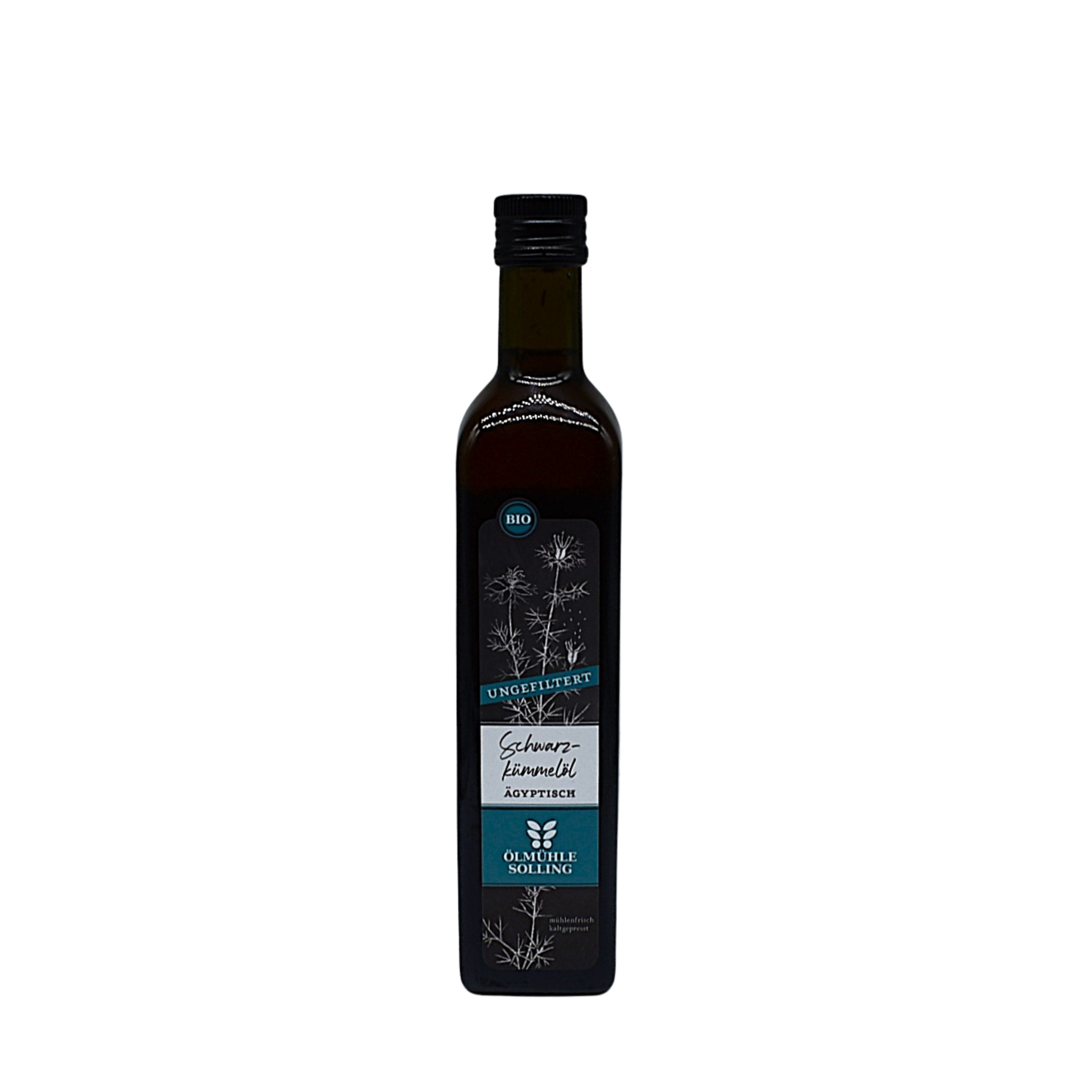 Schwarzkümmelöl, 500 ml, Bio, ungefiltert