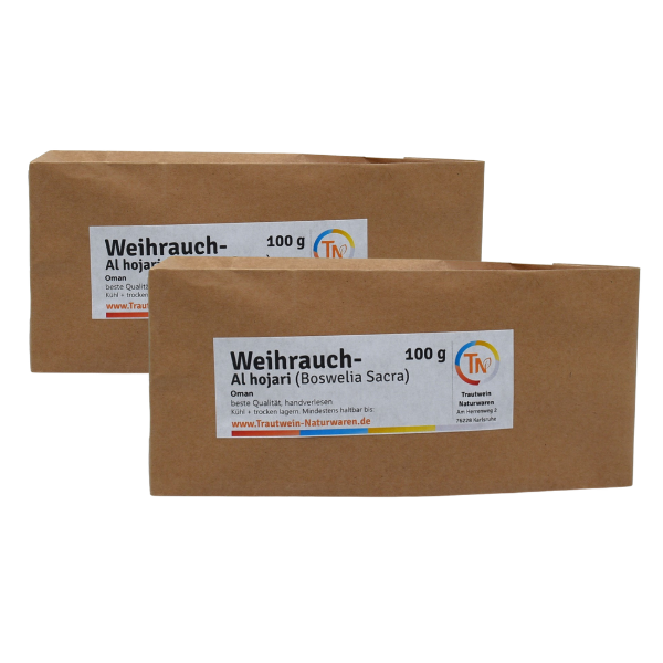 Weihrauch, 2-SET, 100 g, Al-hojari, Oman