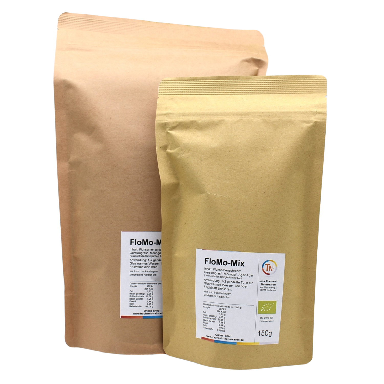 FloMo-Mix, 150g, bio, Darmpflegepulver
