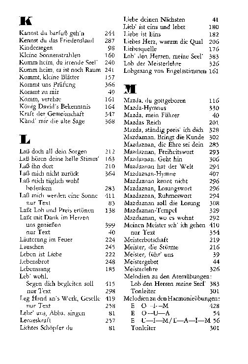 MAZDAZNAN - Avesta im Lied (rotes Liederbuch)