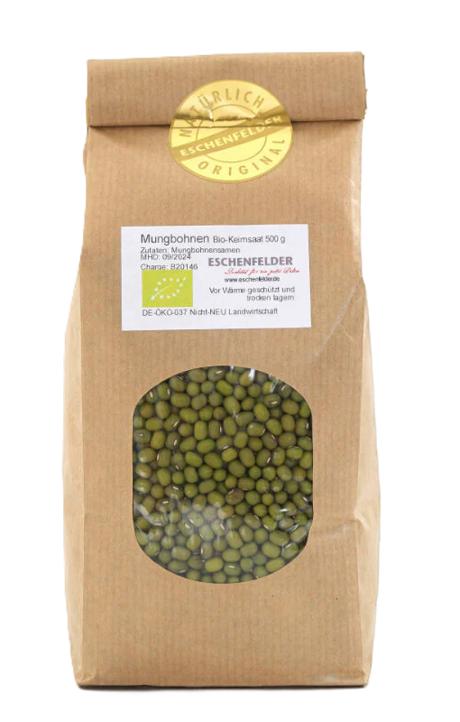 Starter Set Keime und Sprossen: 4 Keimsaaten, 1 x Sprossenglas 750 ml mit Sieb, Edelstahl-Ständer und Kressesieb mit Schale, Sprossenbuch
