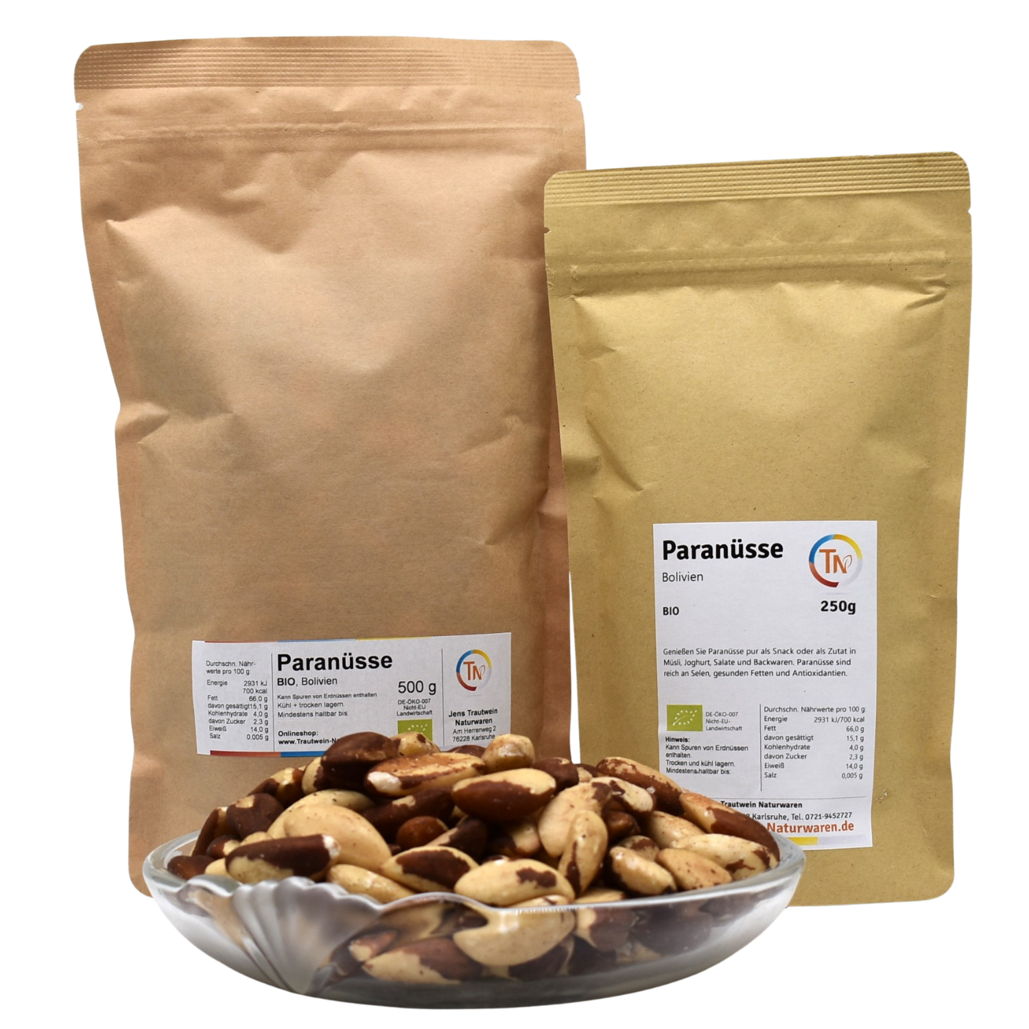 Paranüsse BIO, 250 g