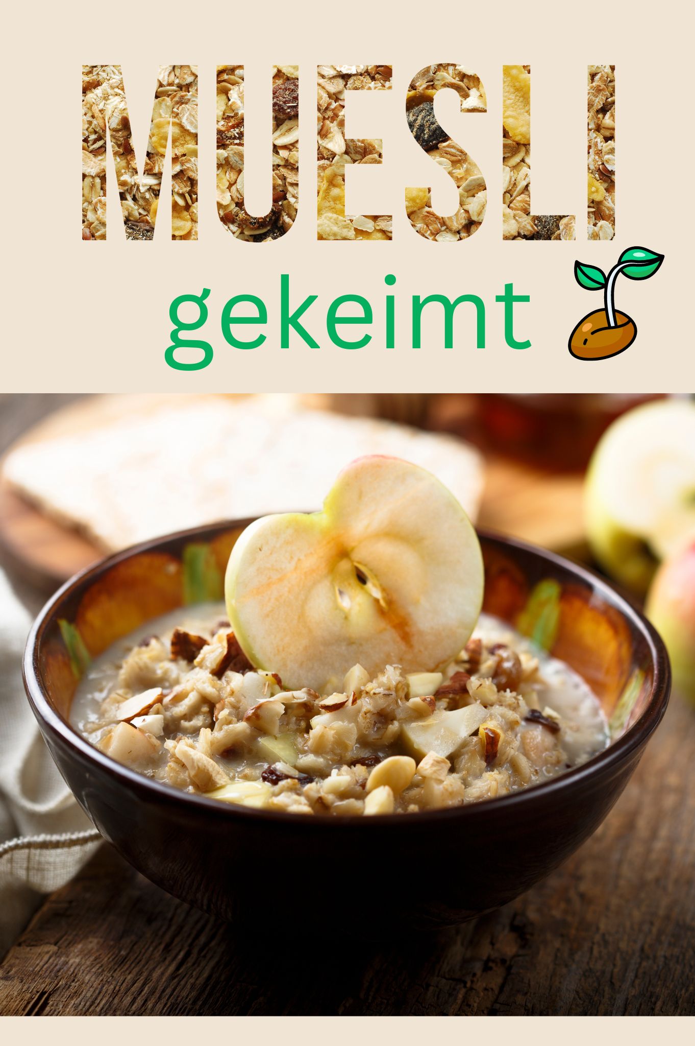Müsli mit Maulbeeren BIO, 400 g, gekeimt, Premiumqualität
