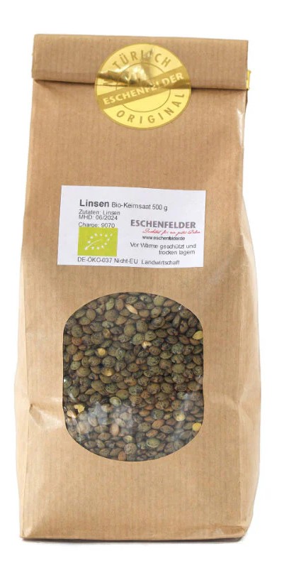 Linsen Keimsaat  BIO, 500 g