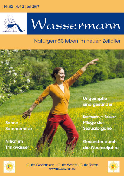 Wassermann Nr. 82, Sonne-Sommerhitze, Nitrat im Trinkwasser, Ungeimpfte-geimpfte, Pflege der Sexualorgane, Wechseljahre
