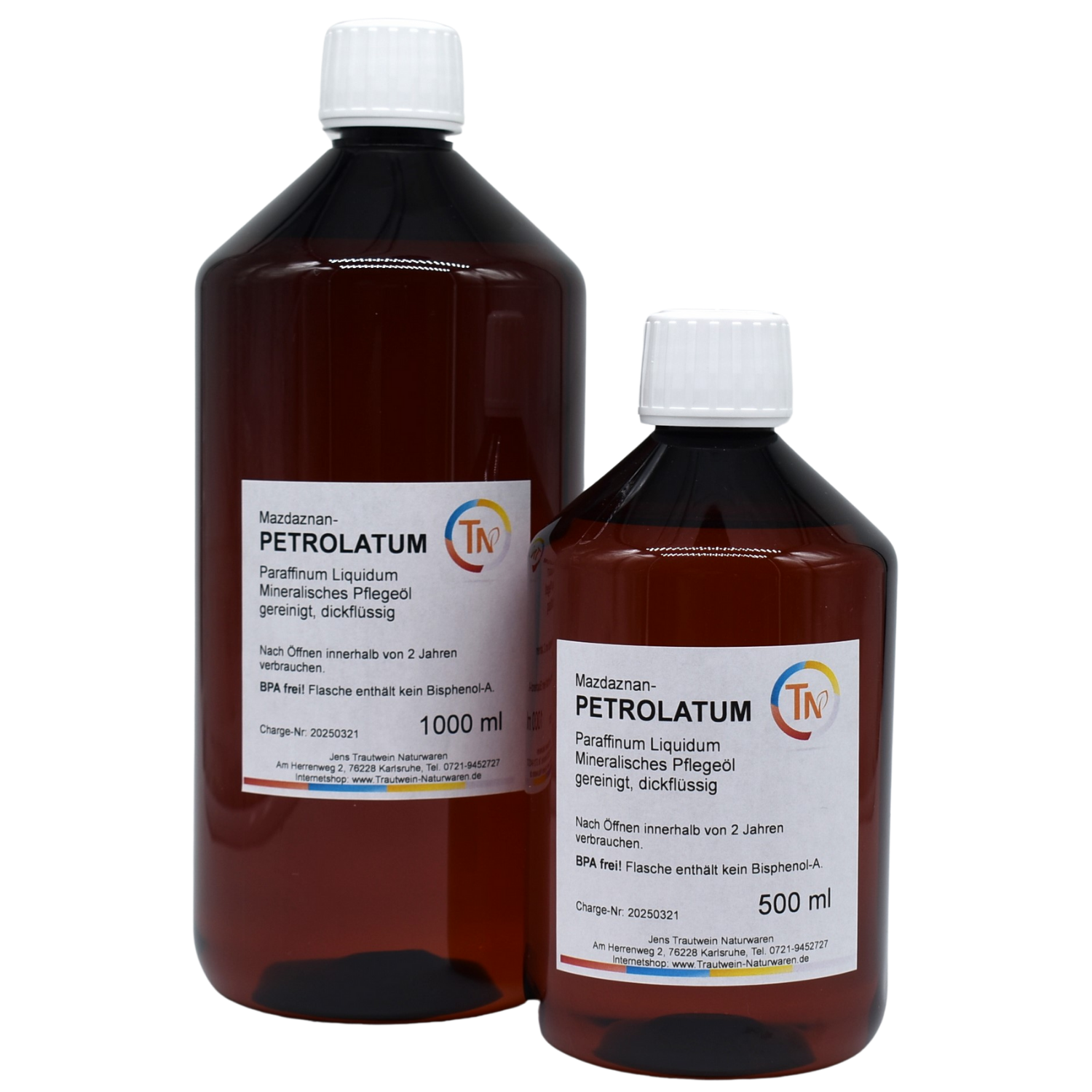 Petrolatum, 1 L, gereinigtes, dickflüssiges Mineralöl