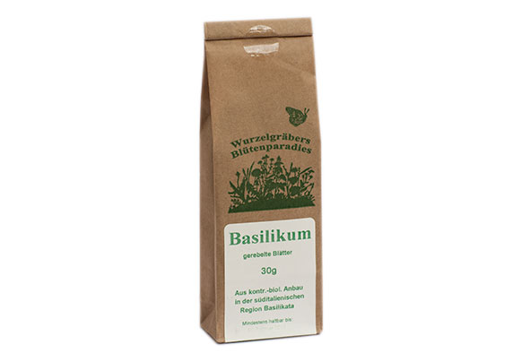 Basilikum BIO, 30 g, gerebelt