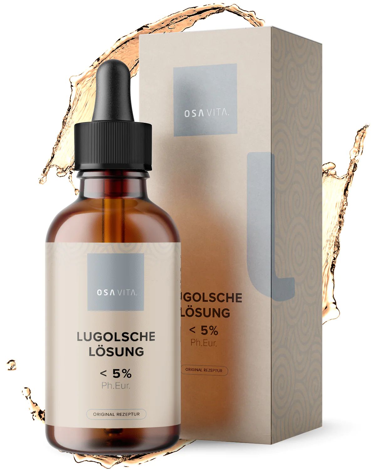 Lugolsche Lösung 5%, 100 ml, mit Glaspipette