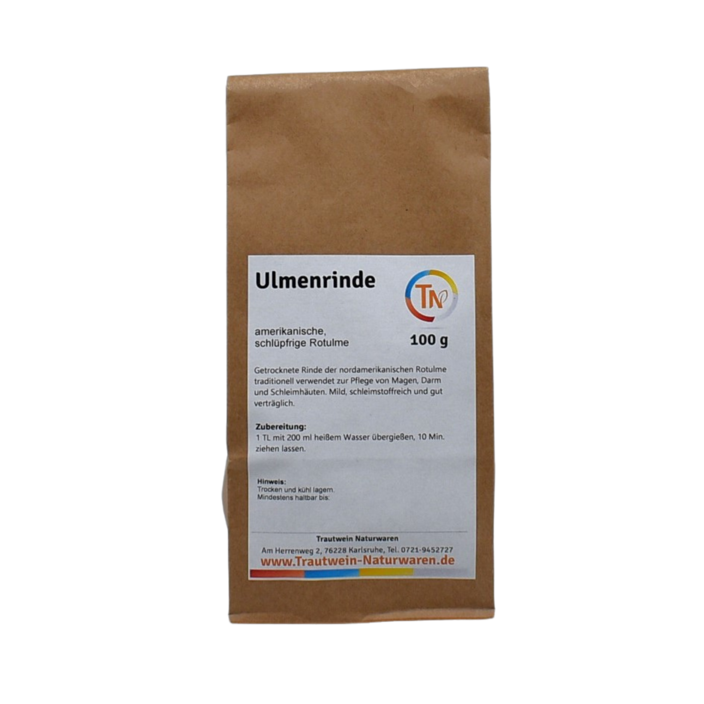 Ulmenrinde, schlüpfrige, geschnitten 100 g