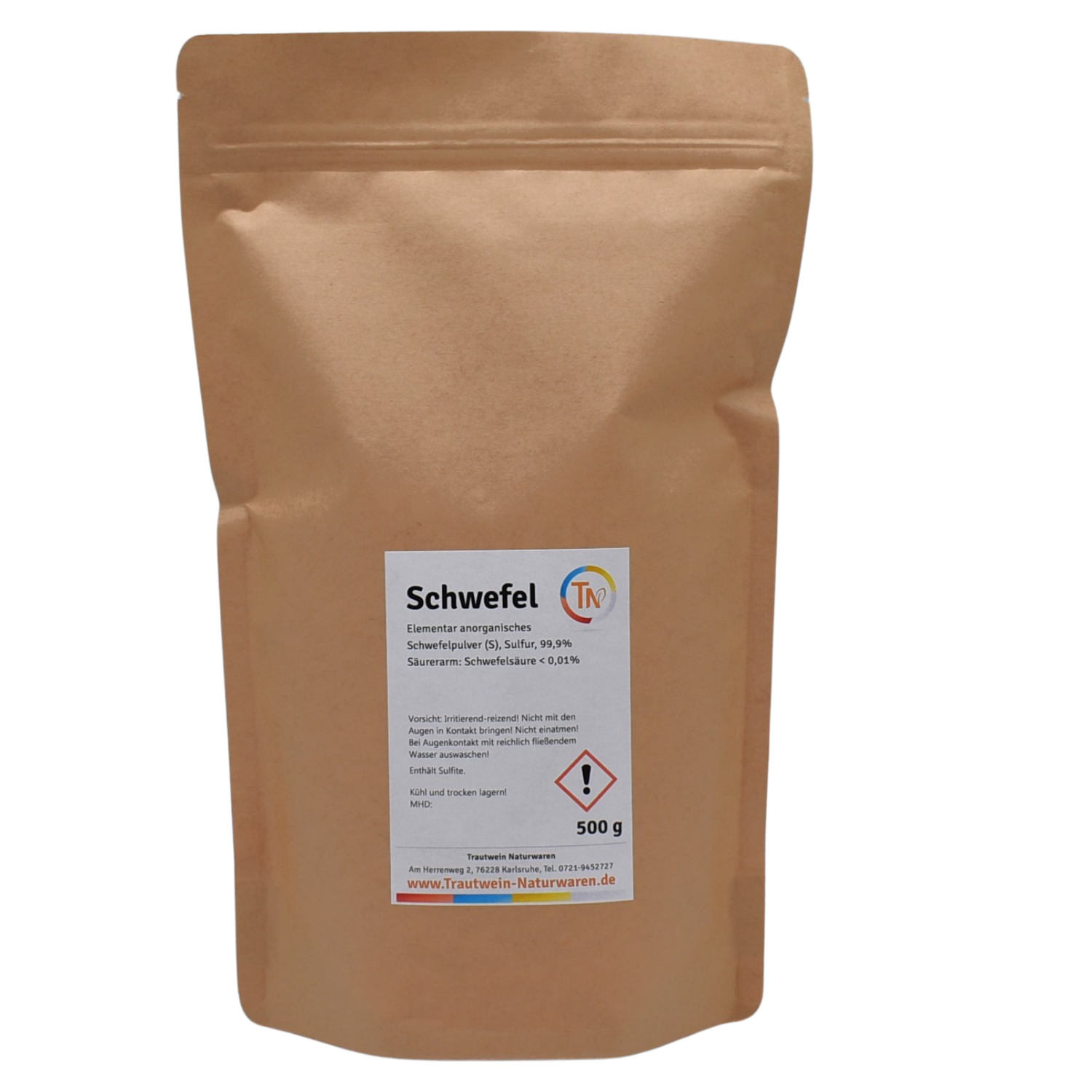 Schwefel, 500 g, reinst