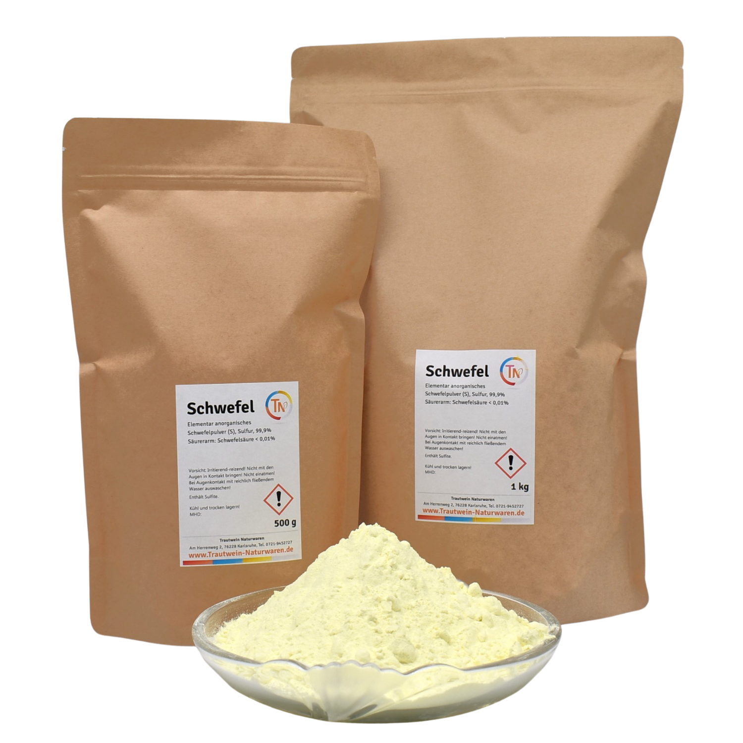 Schwefel, 1 kg, reinst