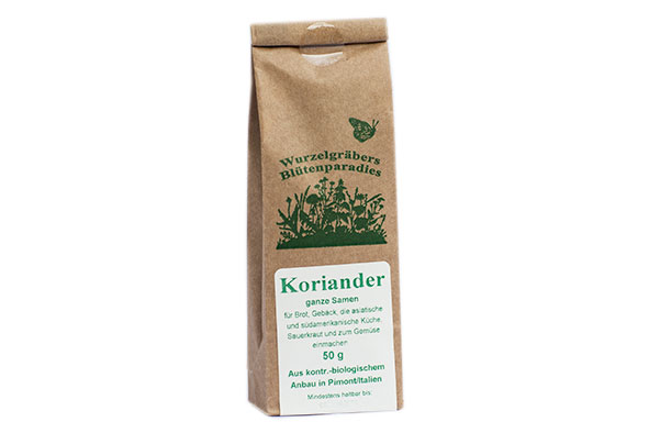 Koriander BIO, 50 g, ganz, Samen