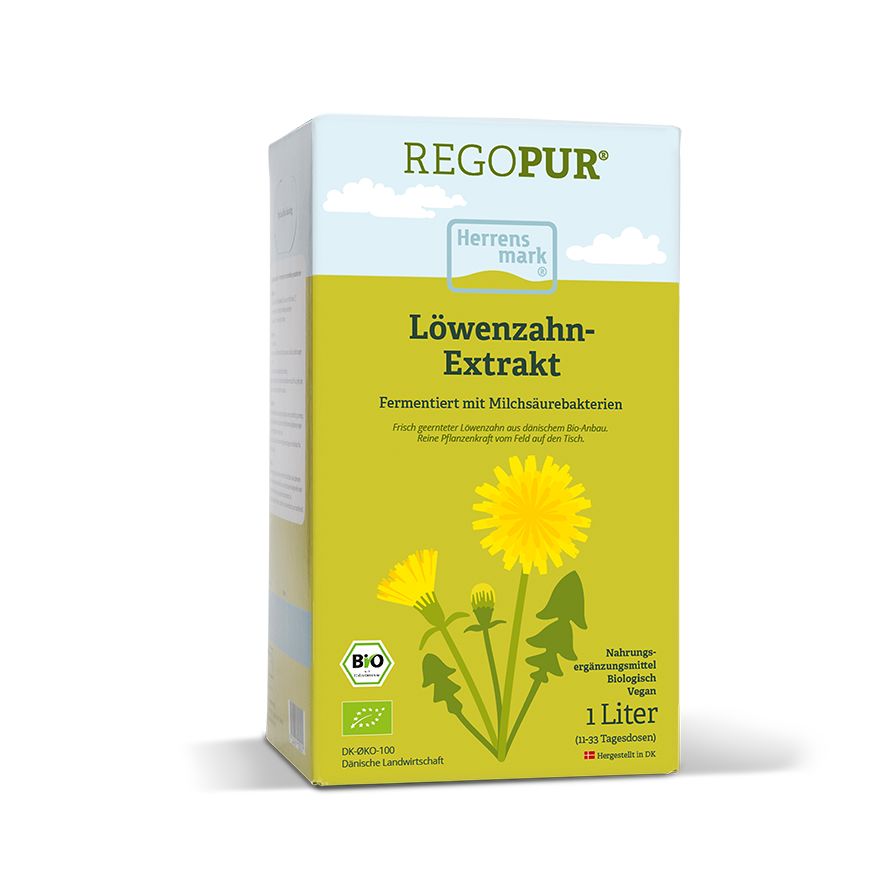 REGOPUR Herrens Mark, 1 L, Löwenzahn-Extrakt BIO