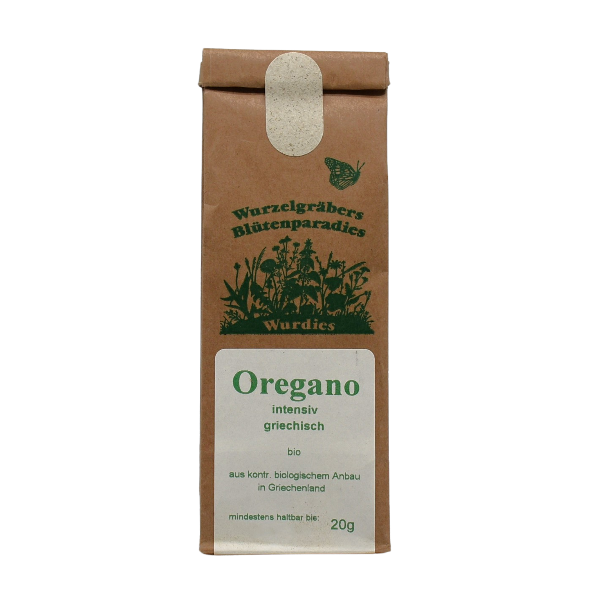 Oregano BIO, 20 g, gerebelt