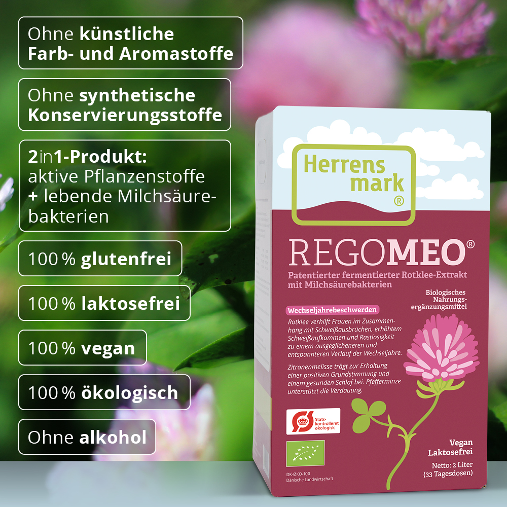 REGOMEO Herrens Mark, 1 L, Rotklee-Extrakt BIO