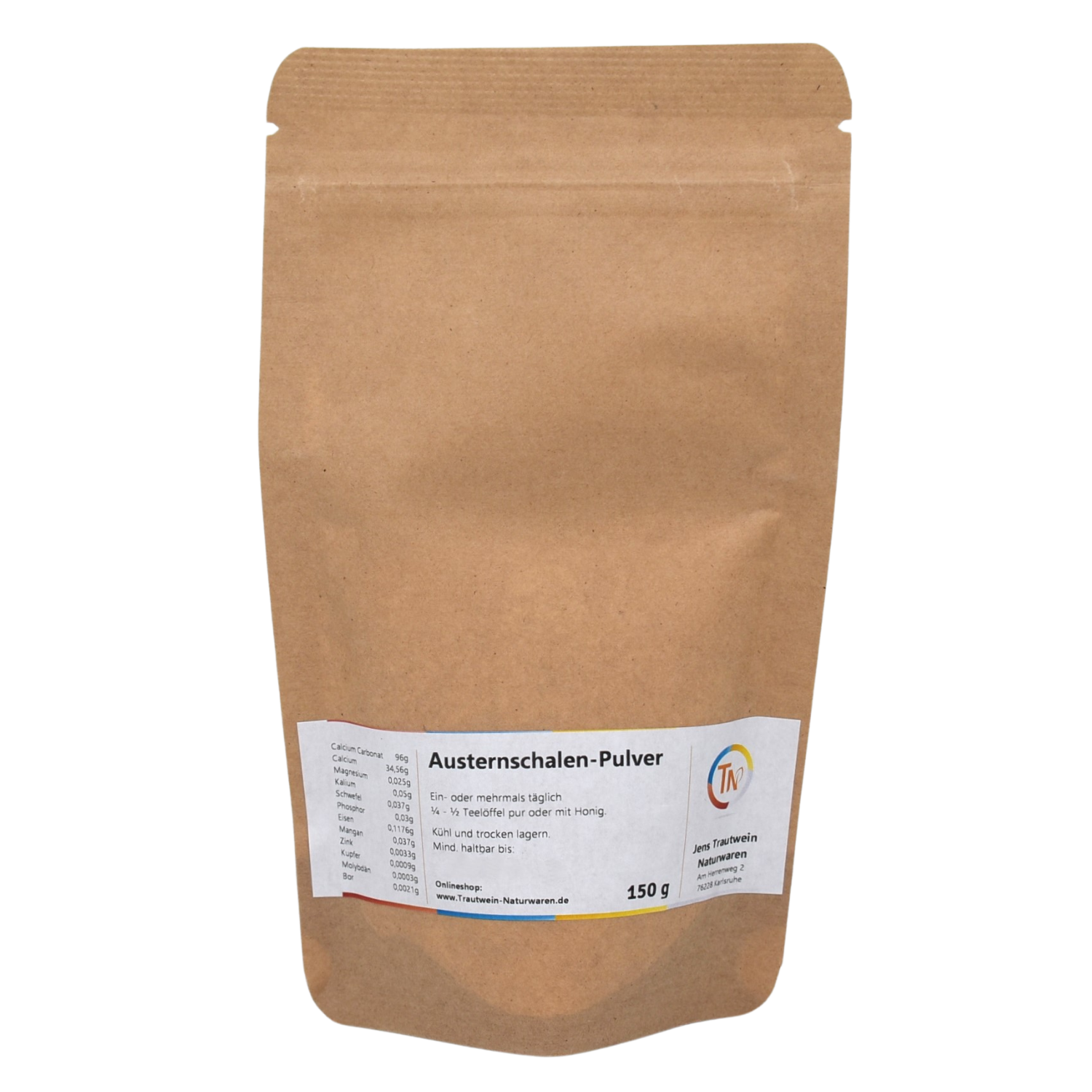 Austernschalenpulver, 150 g